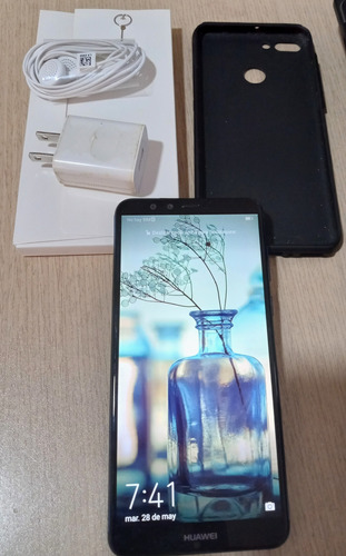 Celular Huawei Y9 2018 Con Caja, Audifonos, Funda, Cubo Y Manual. 3/32 Gb