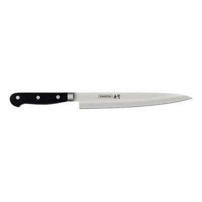 Cuchillo Tramontina Yanagiba Sushi Gold 9 de acero inoxidable negro | Meses sin interés