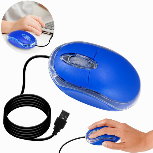 Mouse Usb Optico 1200 Dpi Laptop Pc Notebook Luz Economico