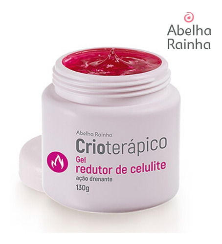 Gel Creme Redutor Eliminador De Celulite Abelha Rainha 130g