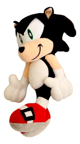 Peluche Sonic Shadow Exe Negro Enojado Hedgehong Dash Juego