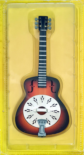 Miniatura Guitar Collection Violão Ressonador + Suporte