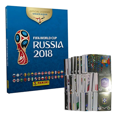 Álbum Pasta Dura Mundial Rusia 2018 + 400 Estampas Panini | Meses sin interés