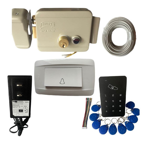 Kit Control Acceso Chapa Electrica Llavero Eliminador Irc