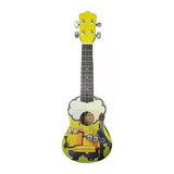 Ukelele Soprano Amarillo Hoffmann Ku-9 Minions Funda Envios