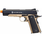 Marcadora Airsoft Co2 Bbs Elite Force 1911 Tac Blowback Xtre