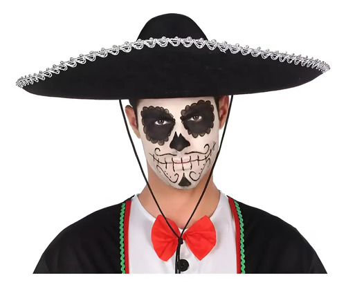 Chapéu Mexicano Sombrero Tequileiro Halloween Festa Mexicana