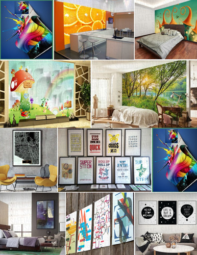 Vinilo Decorativo Mural Pared Gigantografía Personalizada Hd