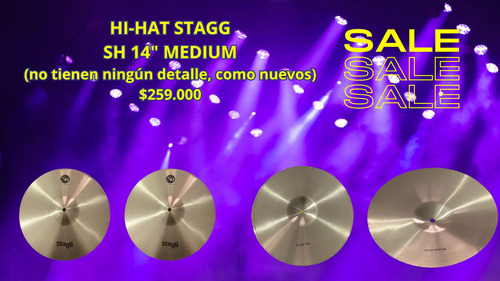 Hi Hat Stagg Shhm14r. Oportunidad!