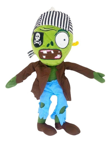 Zombie Pirata Plants Vs Zombies Muñeco Peluche Ps4 Juego