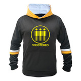 Buzo Hoodie Combinado Soda Stereo