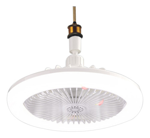 Ventilador E27 Y Luz Led Control Remoto Inalámbrico 30w