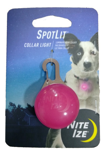 Luz Perro Gato Collar Luminoso Colores Noche Nite Ize