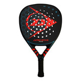 Paleta Padel Dunlop Aero Star Team Carbono 12k Profesional Color Negro/rojo