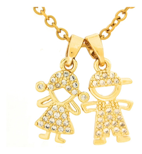 Collar 2 Niños -2 Hijas -2 Hijos - Regalo Mamá -10 Mayo