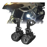 2 Faros Auxiliares Moto Rzr Offroad Blanco 6000°k Proyector