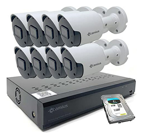 Sistema De Cámaras De Canales Dvr 4 Camius Seguridad Para El