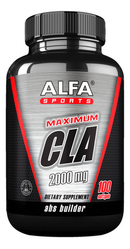 Alfa Sports, Cla 2000mg Ácido Linoleic. 100 Cápsulas Blandas