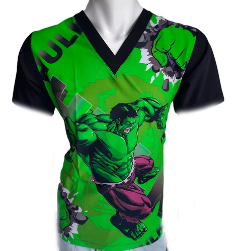 Conjunto Medico Scrub Quirurgico Hombre Antifluido Hulk Marv