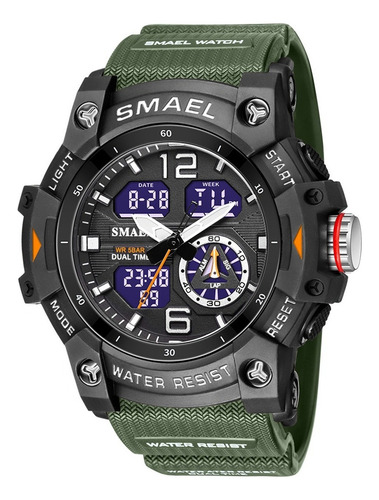 Smael Digital Reloj Hombre De Militar Camping Contra Agua