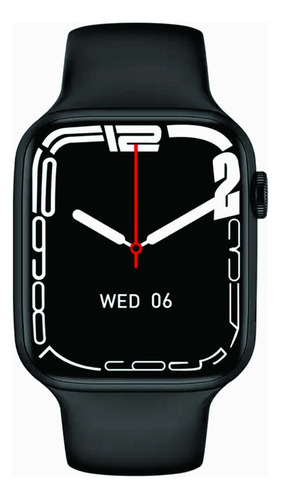 Smartwatch W28 Reloj Inteligente 1,92 Serie8 Calculadora Color De La Caja Blanco Color De La Malla Negro