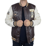 Jaqueta Masculina Gangster College Marrom - 166000