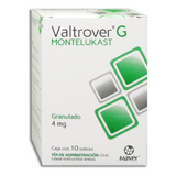 Montelukast 4 Mg Valtrover Sobres Granulados Caja 10 Sobres