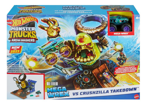 Hot Wheels Monster Trucks: Pista Arena De Demolición Gor-zil