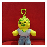 Llavero Zombie Minecraft Peluche