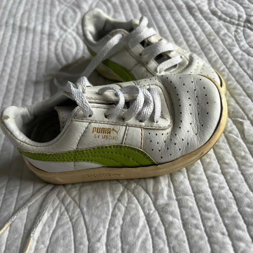 Zapatillas Cuero Puma Niños Usadas