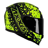 Capacete Axxis Eagle Breaking - Preto Amarelo - 57-58