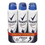 Rexona Desodorante Para Pies Efficient Original 3 Pz 153 Ml