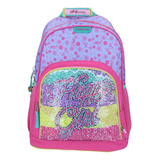 Mochila Grande Fucsia Chenson Happy Girl Kachu