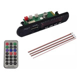 Placa Decodificadora Amplificada 2x60w Fm Aux Bluetooth