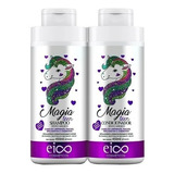 Kit Eico Magia Shampoo + Condicionador 450ml Hipoalergênica