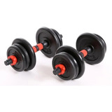 Set De Mancuernas (pesas) 20 Kg Con 18 Piezas Athletic Works