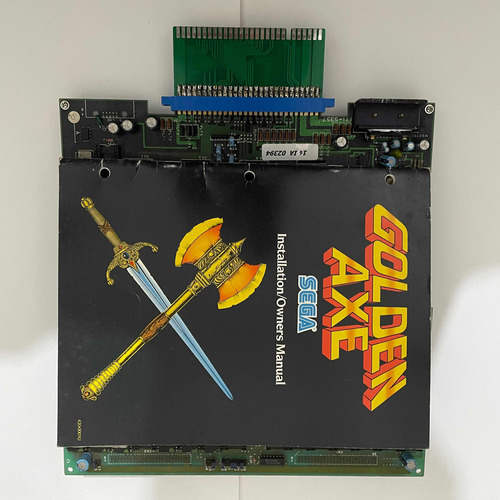 Golden Axe Placa Fliperama Arcade Original E Manual Original