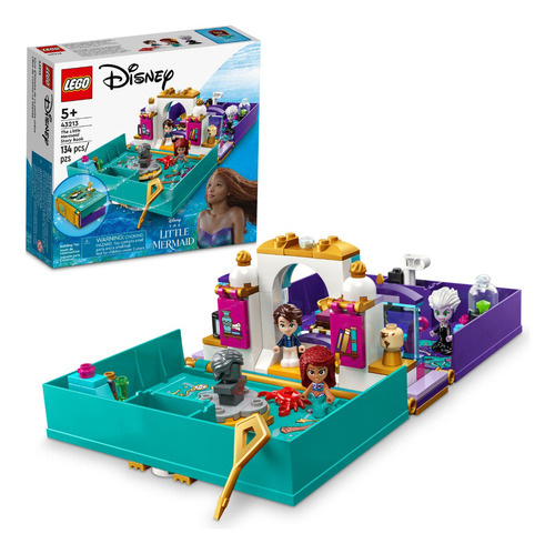 Kit Lego Disney Libro De Cuento La Sirenita 43213 134 Piezas