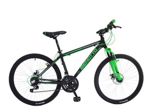 Bicicleta Benotto Xc-5000 Alum R26 21v Sunrace Ddm Negra Gde