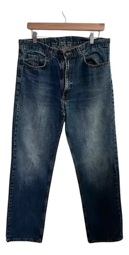 Jean Levis Hombre Modelo 505 L34 Ancho Recto Azul Oscuro