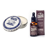 Cera Pomada Cabello Reuzel + Tonico Aceite Macho Barba Beard