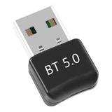 Adaptador Usb Bluetooth 5.0 Notebook Fone Controle Caixa Som