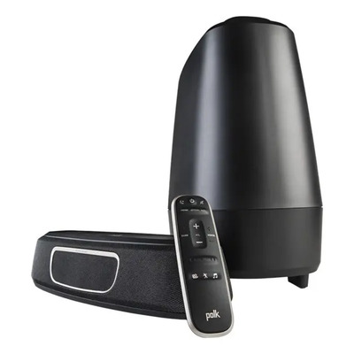 Barra de Sonido Polk Audio Magnifi Mini 5.1 con Subwoofer Inalámbrico Negro | Meses sin interés