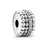 Pandora Charm Clip Signature Con Zirconia Cúbica