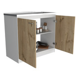 Mueble Inferior Cocina Napoles Rta Color Blanco Duna