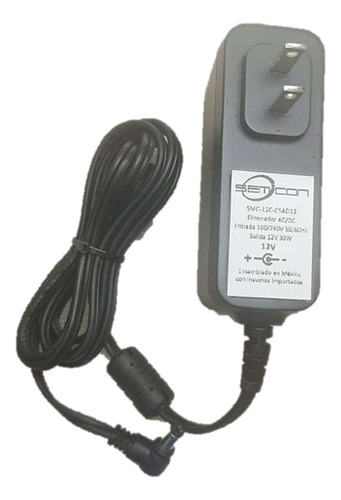 Eliminador Sustituto Para Teclados Casio Tipo Ad-12 12v 1.5a