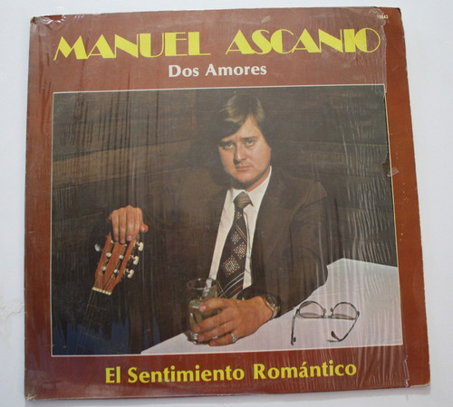 Disco Vinilo Acetato Manuel Ascanio Dos Amores El Sentimient