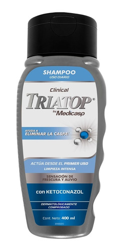 Triatop By Medicasp Clinical Shampoo X 400 Ml Elimina Caspa