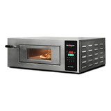 Forno De Pizza Com Pedra Refratária Skymsen Flp 400d Cor Prateado 220v