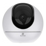 Cámara Seguridad Inalámbrica Wifi Robótica Ezviz 2k 4mp C6 Color Blanco